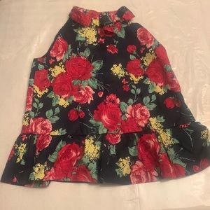 Janie and Jack Girls Size 6 Floral Top